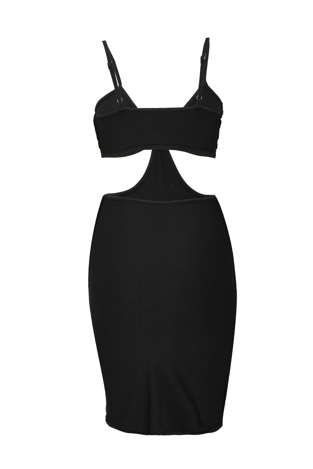 Spaghetti Straps Cutout Bodycon Mini Dress