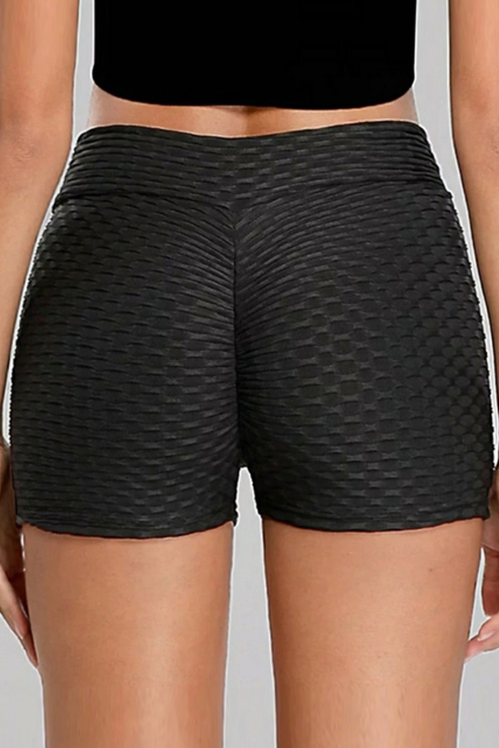 Black High Waist Butt Lift Shorts