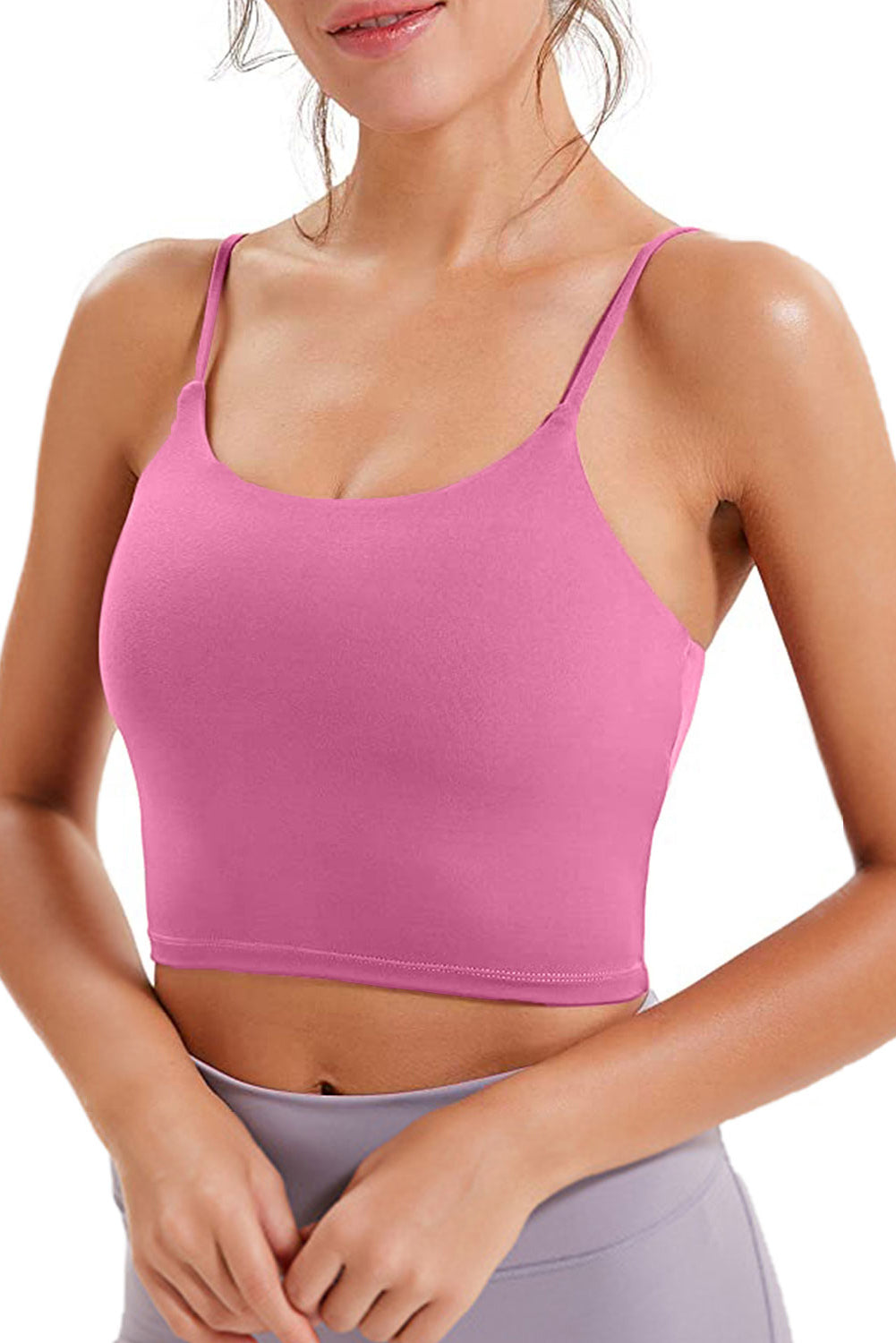 Wireless Seamless Sport Yoga Bra Crop Tank