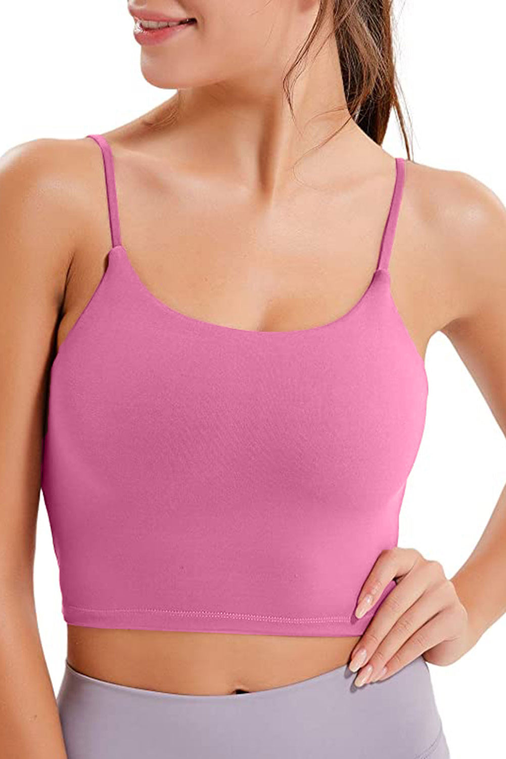 Wireless Seamless Sport Yoga Bra Crop Tank