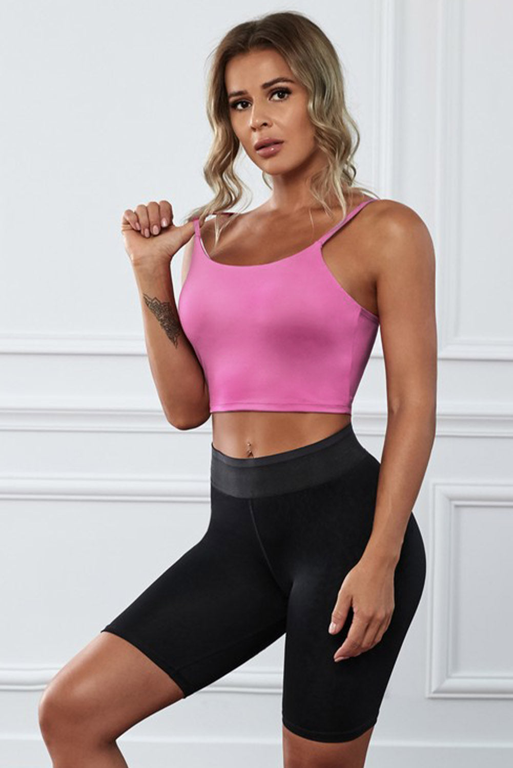 Wireless Seamless Sport Yoga Bra Crop Tank